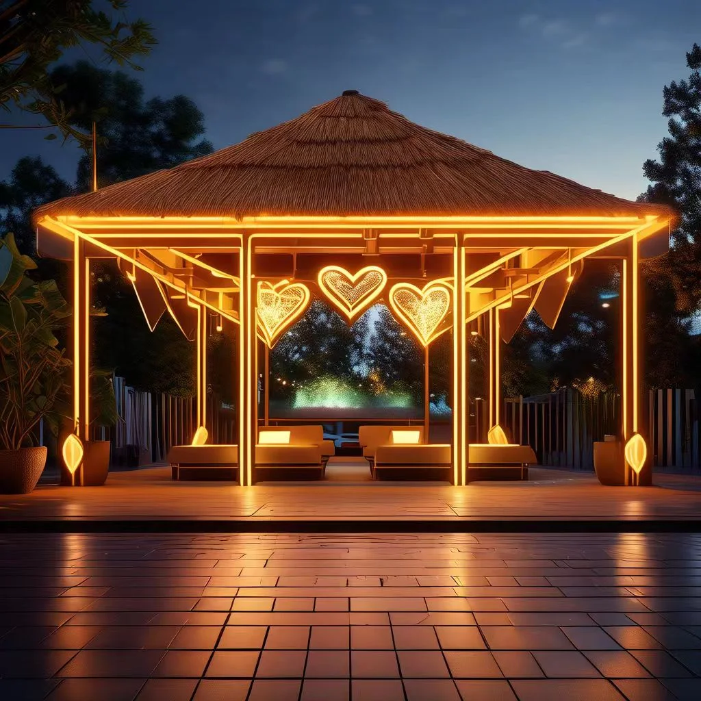 Starry Heart Pavilion Light Installation