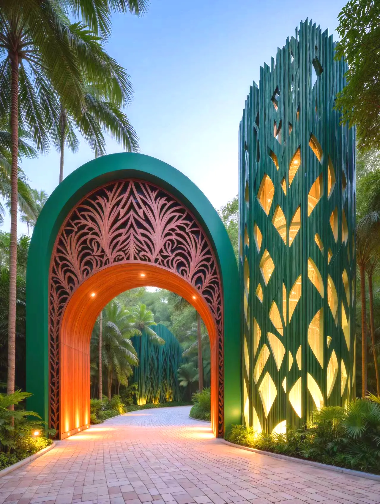 Tropical Resort Archway
